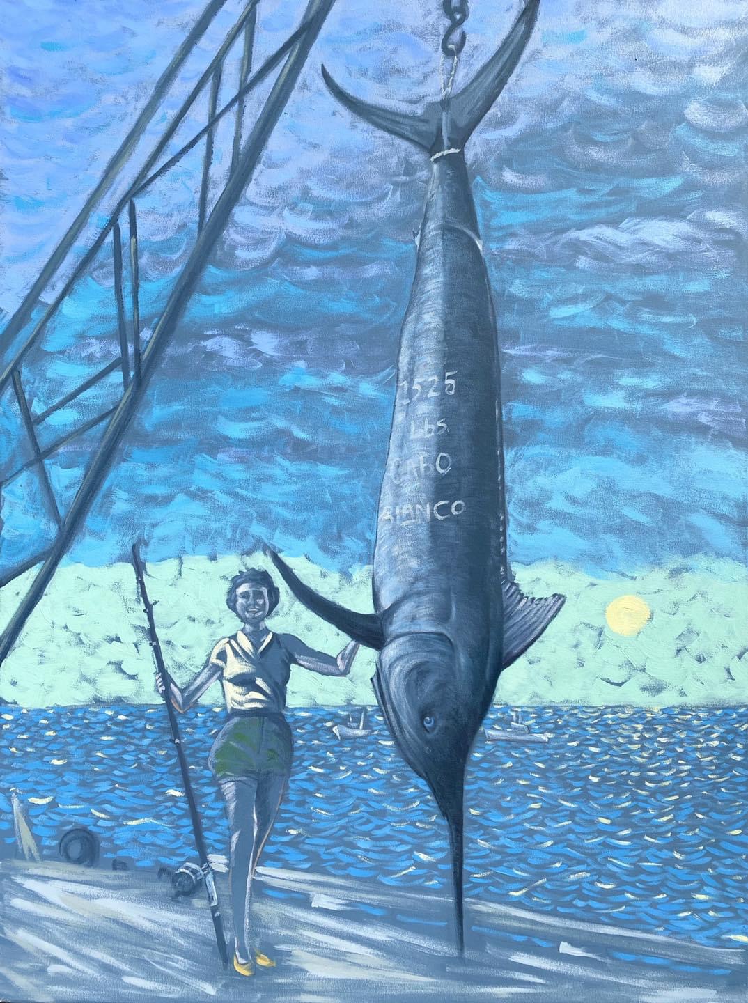 Kimberly, Acrylic by Amy-Lauren Lum Won - Kauai fish art, Hawaii fish paintings
